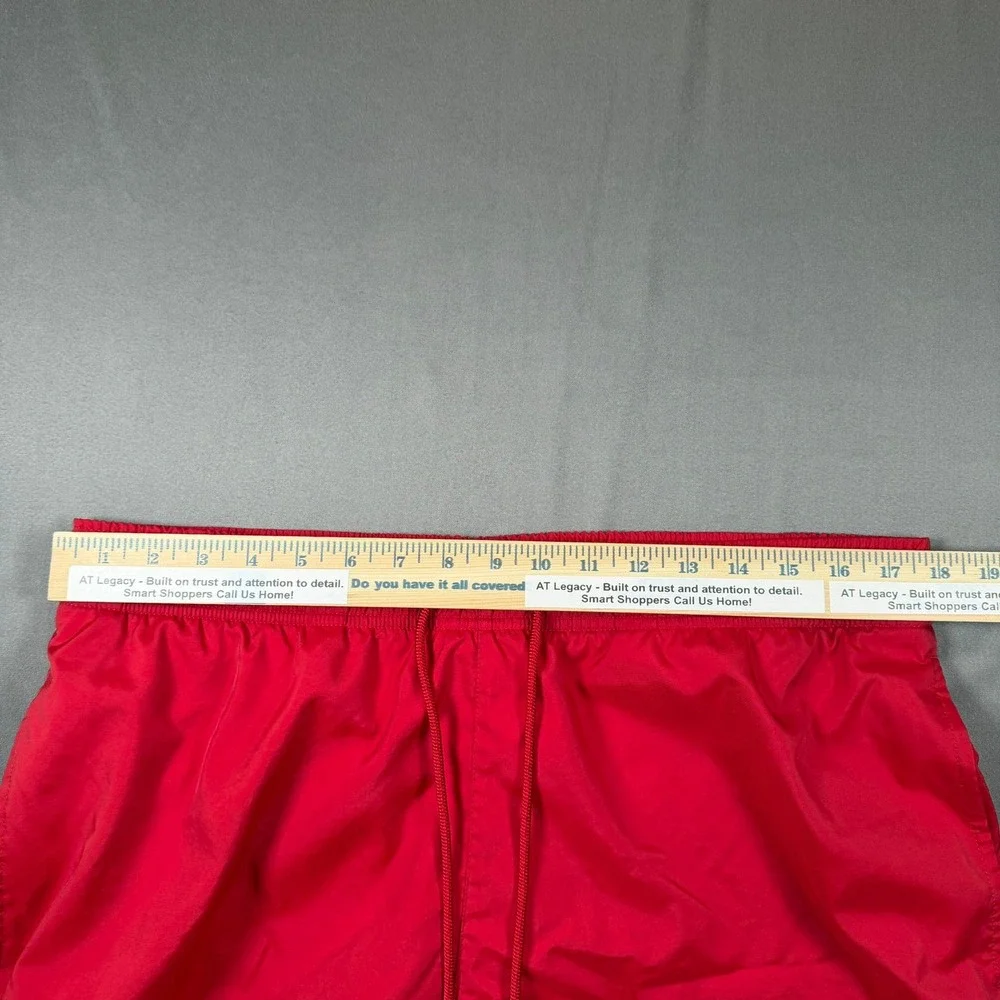 Jordan Essentials Men Large Red Poolside Nylon Mesh Lined Shorts CZ4751-687 Cas.